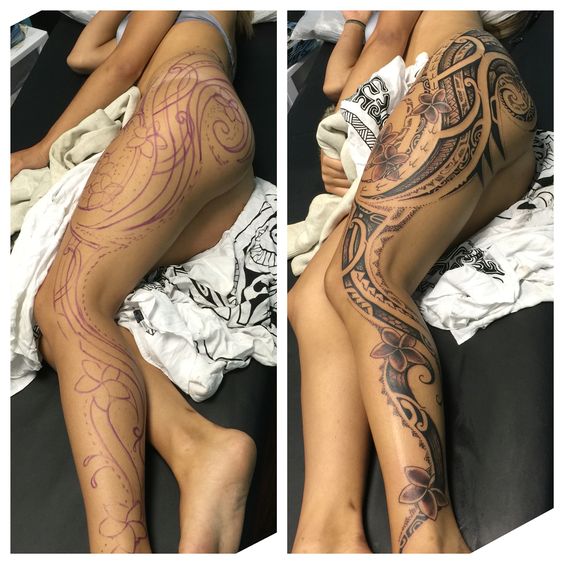 100 nuostabių Polinezijos tatuiruočių nuotraukų