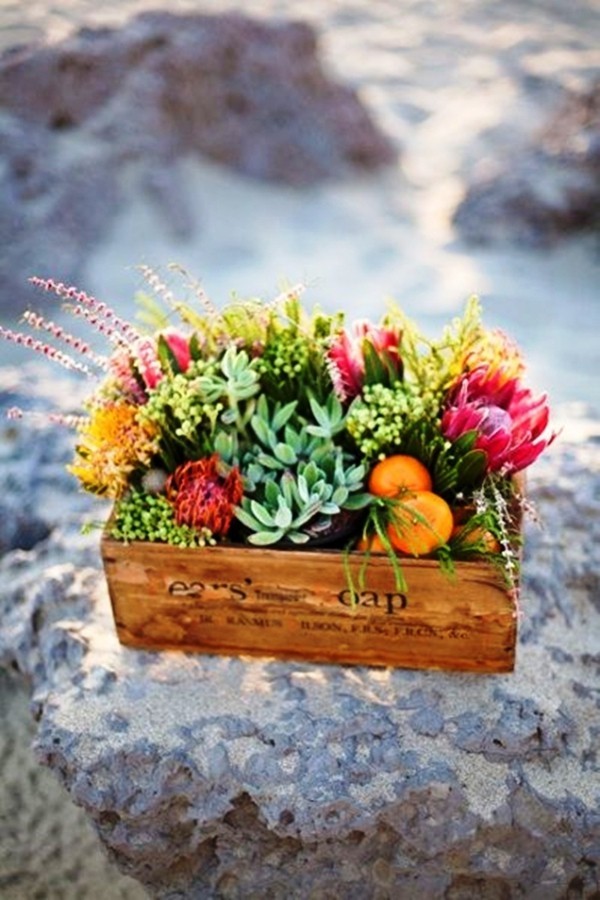 קופסאות עץ ארגזי פרחים דקורטיביים