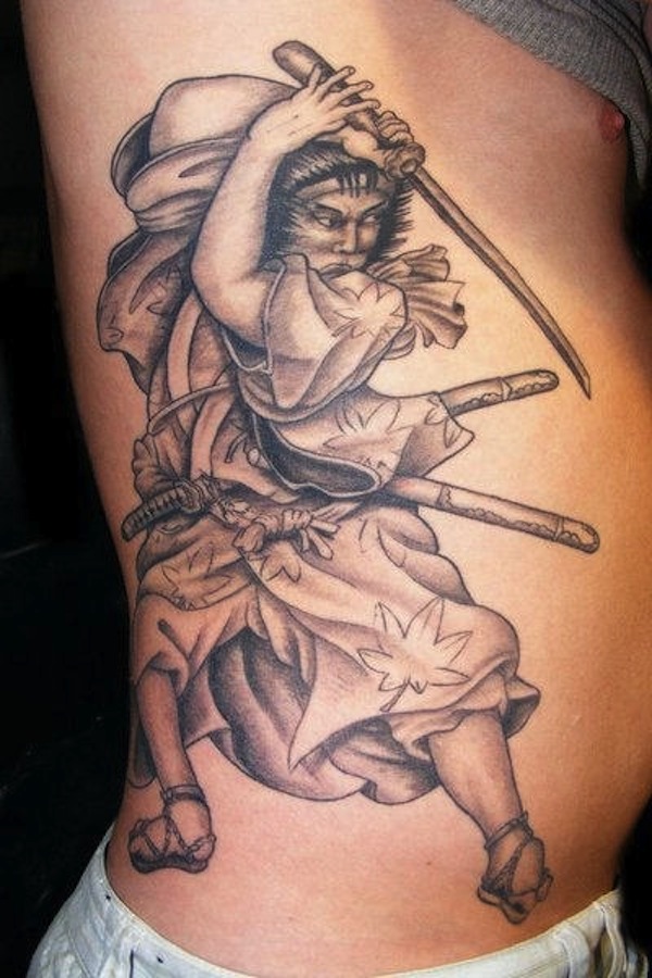 144 Unikali samurajų tatuiruotė