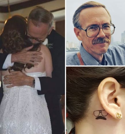 Ši kolekcininkė pasidarė tatuiruotę savo tėvo, kuris mirė 2016 m.