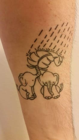 Vyras pasidarė šią tatuiruotę savo žmonai, kenčiančiai nuo depresijos.