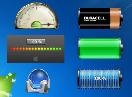 Windows gadgets gadget μπαταρίας iphone