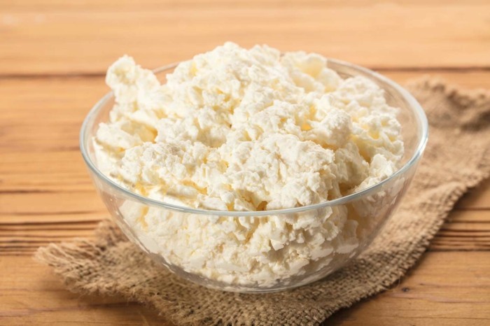 גבינת קוטג 'גבינות פופולריות אוכלות בריא