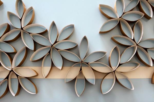 DIY blomsterdekorasjonsveggdekorasjon