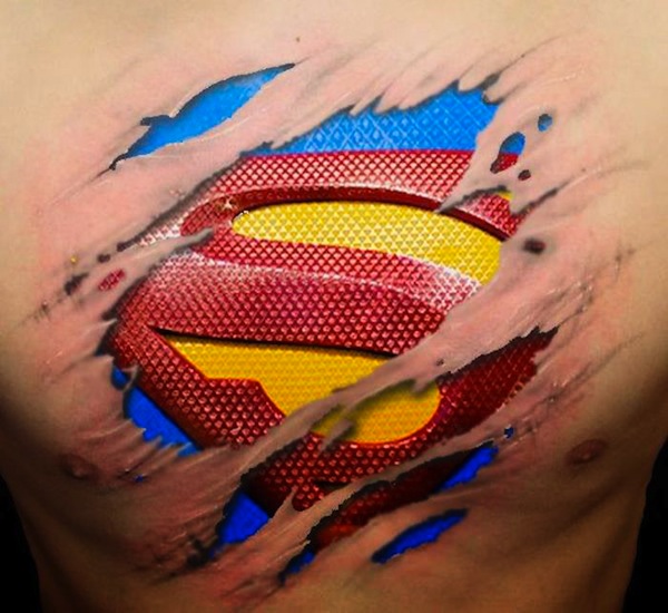 İçinizdeki Kahraman için 25 Süpermen Dövmesi