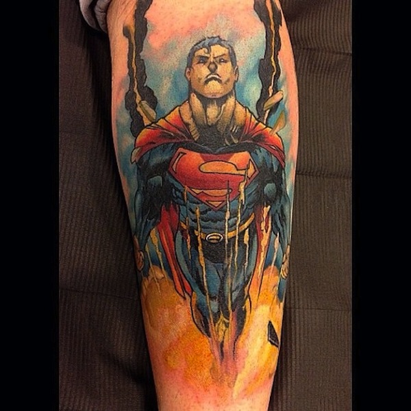 25 Supermeno tatuiruotė tavo herojui