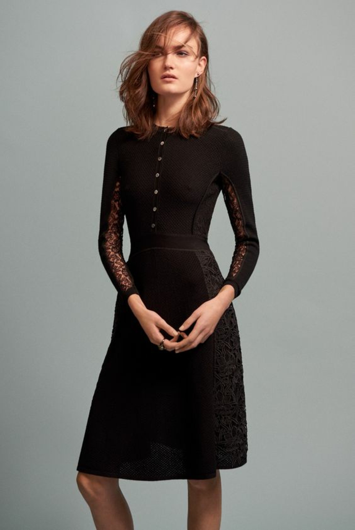 večerní šaty černé dámské šaty módní trendy