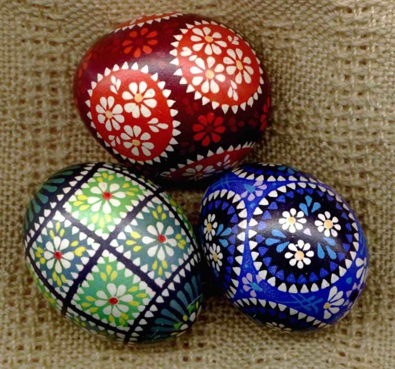 Sorbian velikonoční vajíčka nádherný vzhled