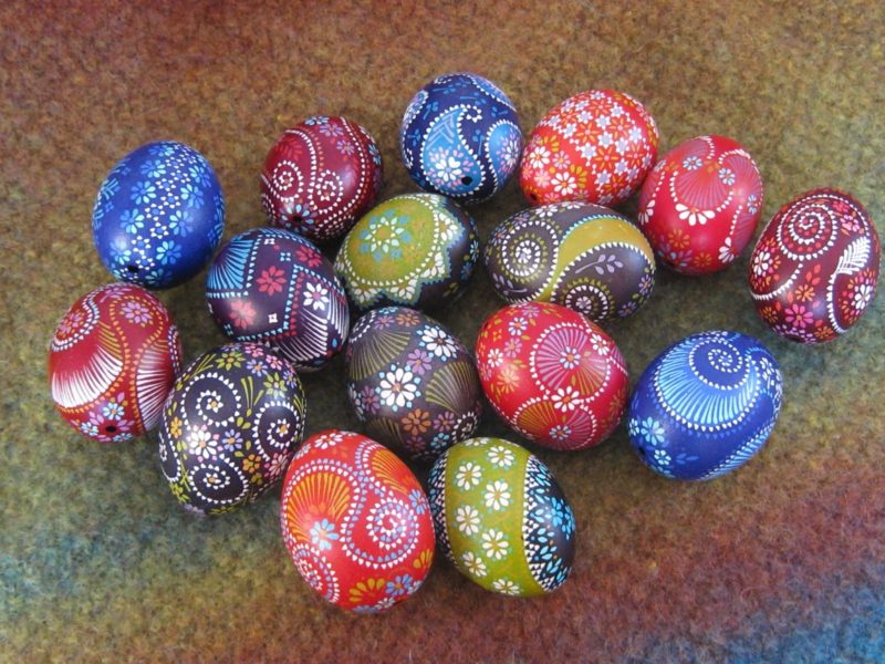 Sorbian velikonoční vajíčka kreativní nápady nápady technika voskové rezervy