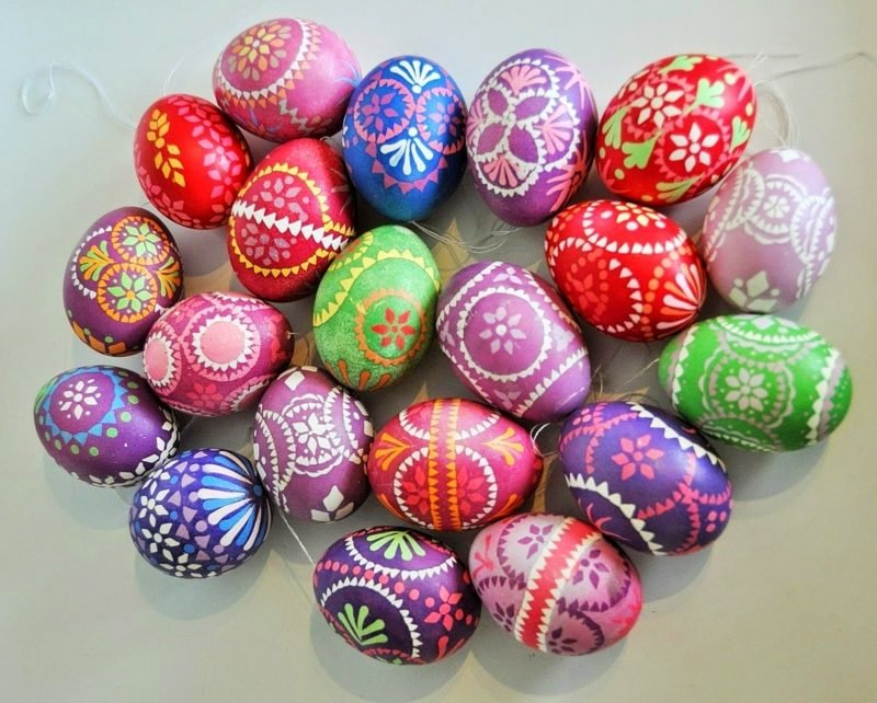 Srbské velikonoční vajíčka kreativní nápady na zdobení