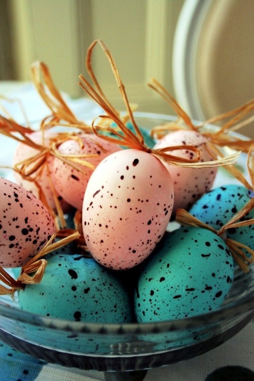 40 εξαιρετικές shabby chic ιδέες διακόσμησης για πασχαλινά παστέλ αυγά ροζ μπλε κηλιδωμένα για να κλείσουν