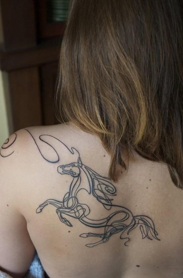 arklio tatuiruotė mergaitei