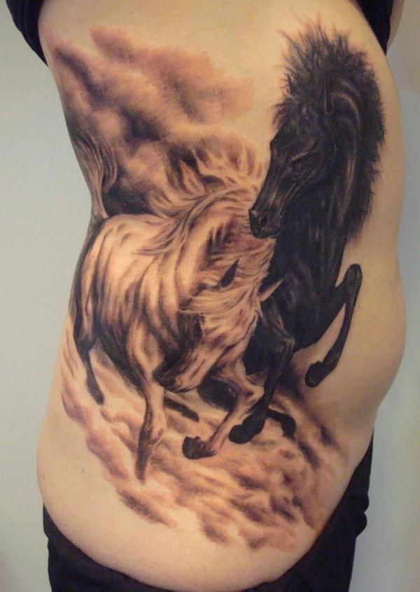 arklio pusės tatuiruotė