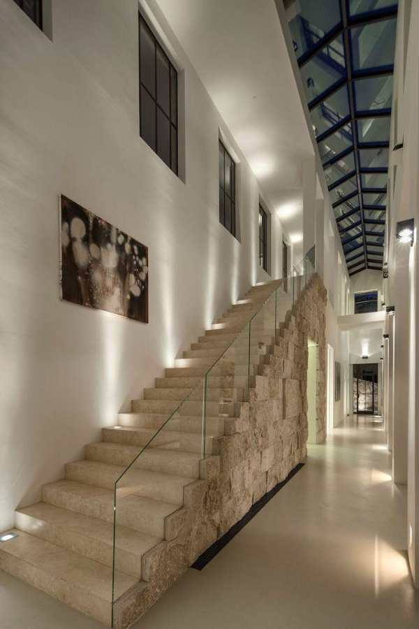 Granitt trapper ideer for interiørdekorasjon