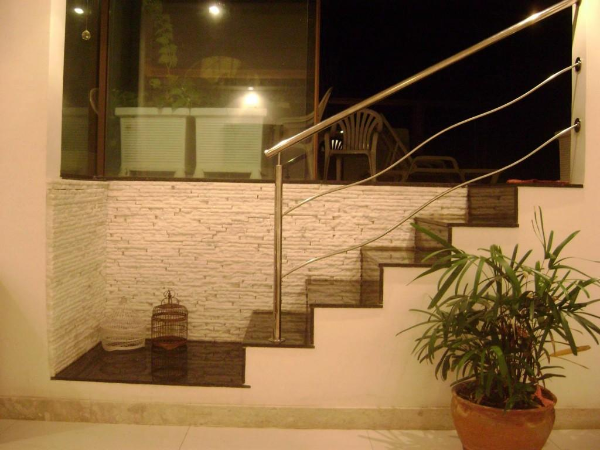 Moderne levende ideer drømhus granitt trapper