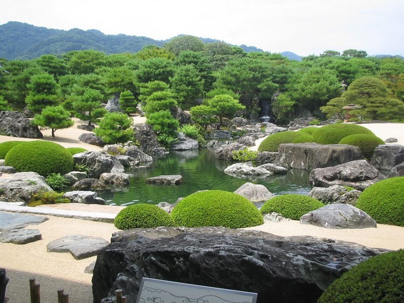 japonská zenová zahrada