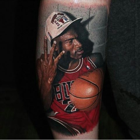 50 krepšinio tatuiruočių, kurios yra tiesiog nuostabios, jos yra „Slam Dunk“