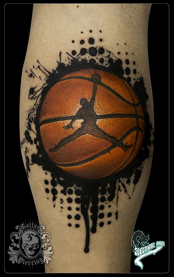 50 krepšinio tatuiruočių, kurios yra tiesiog nuostabios, jos yra „Slam Dunk“