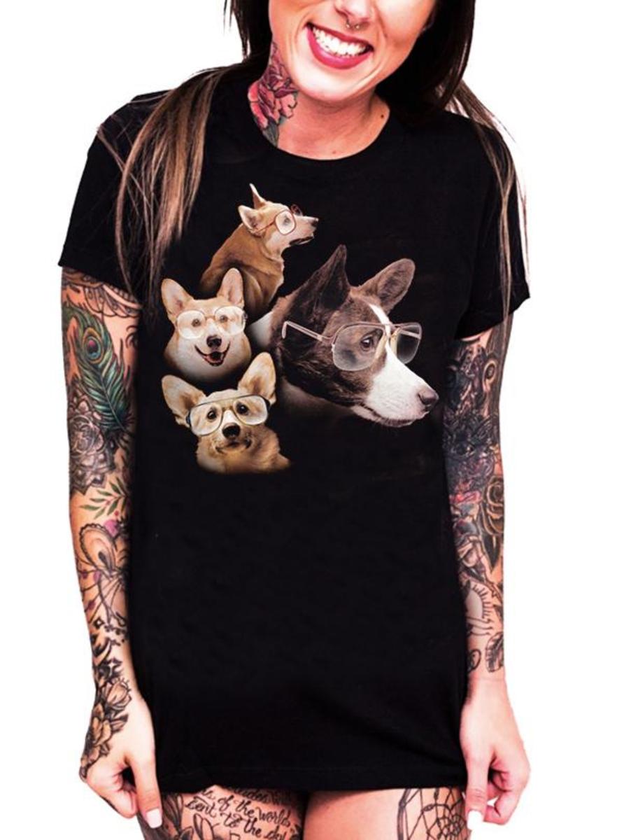 „Corgi Girls Tee“ iš „Goodie“ dviejų rankovių