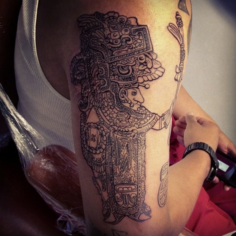 maya tatovering