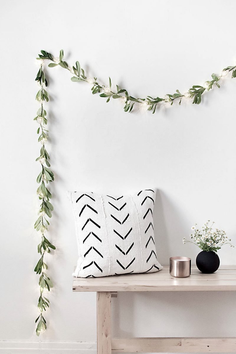 Stueideer: DIY krans i minimalistisk stil