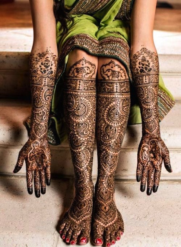 60 stulbinančių henna tatuiruočių ir dizaino, neįtikėtinų apibūdinti