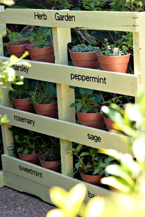 70 DIY κουτιά λουλουδιών για μπαλκόνι και παλέτα παραθύρων για κήπο με βότανα