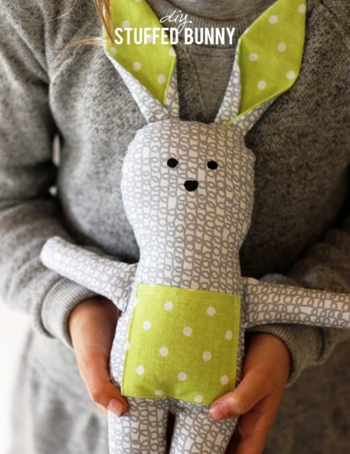 Nápady a projekty na velikonoční výzdobu šití látky králičí panenka patchwork sladké
