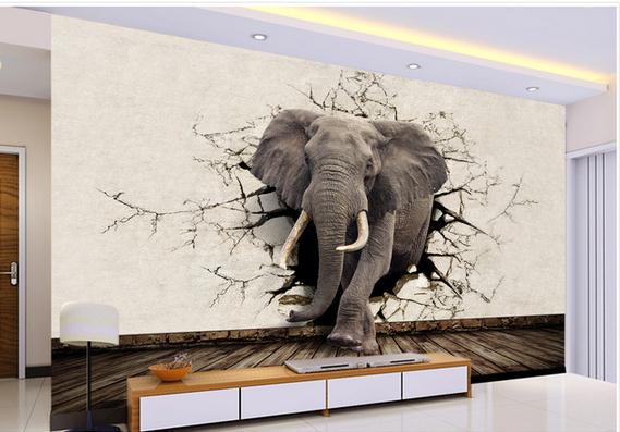 3D nápady nástěnného umění na stěnu do obývacího pokoje