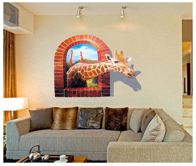nástěnný design nápady do obývacího pokoje 3d nástěnné umění