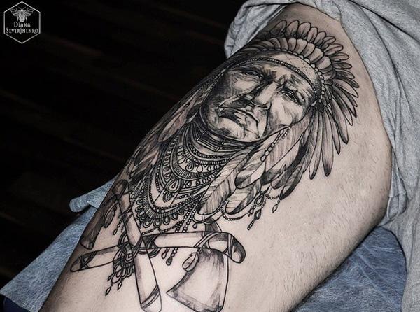 Indėnų tatuiruotė-4