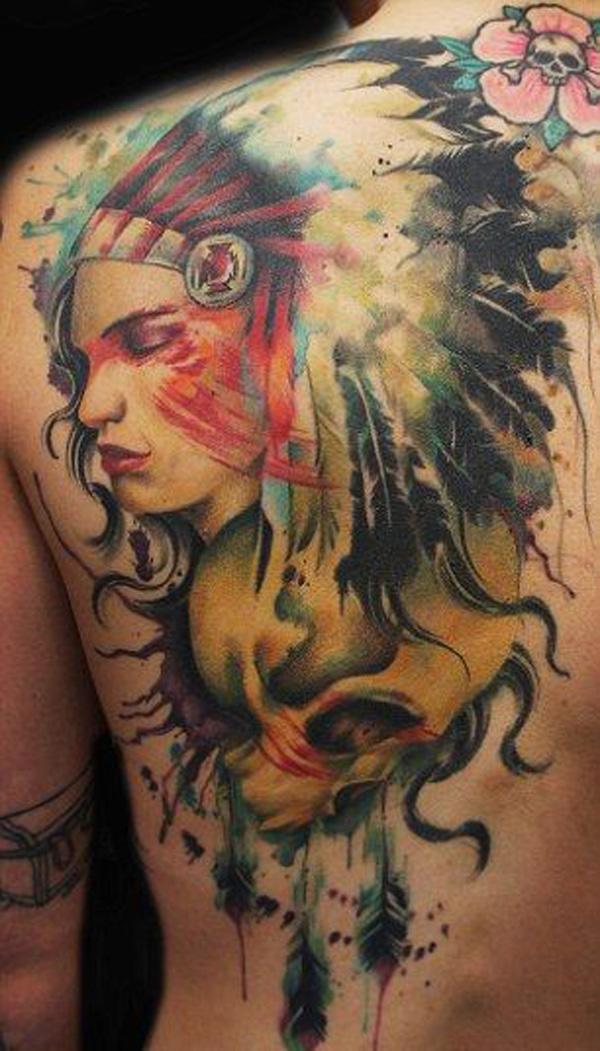 Indėnų įkvėpta Jay Freestyle tatuiruotė