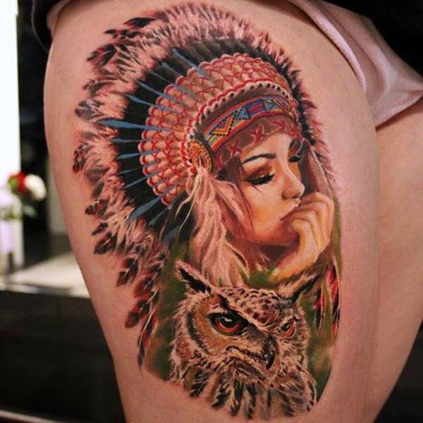 Indėnų tatuiruotė-12