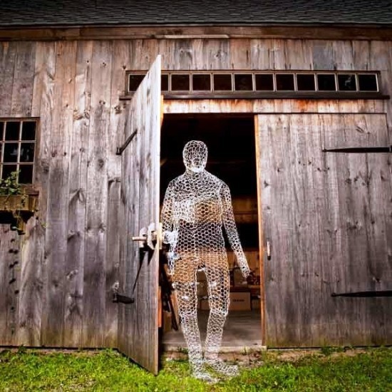 Ideer for å gjøre spøkelser realistiske spøkelser laget av wire