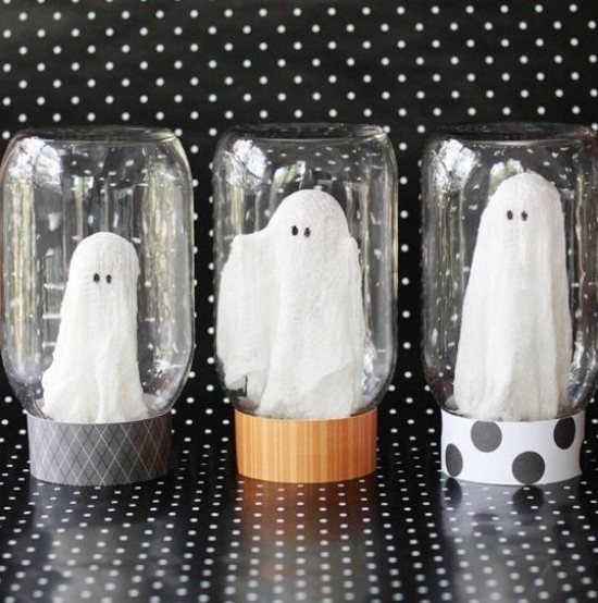 Ideer for å lage spøkelser spøkelsesdyr i glassglass