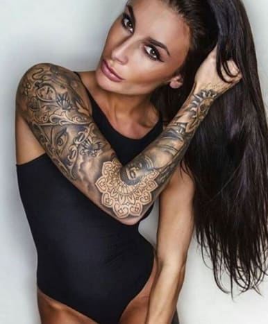 rašalinė mag, tatuiruočių įkvėpimas, tatuiruočių menas, tatuiruočių dizainas, moteriškos rankovės, rankovių tatuiruotė, tatuiruočių meistras