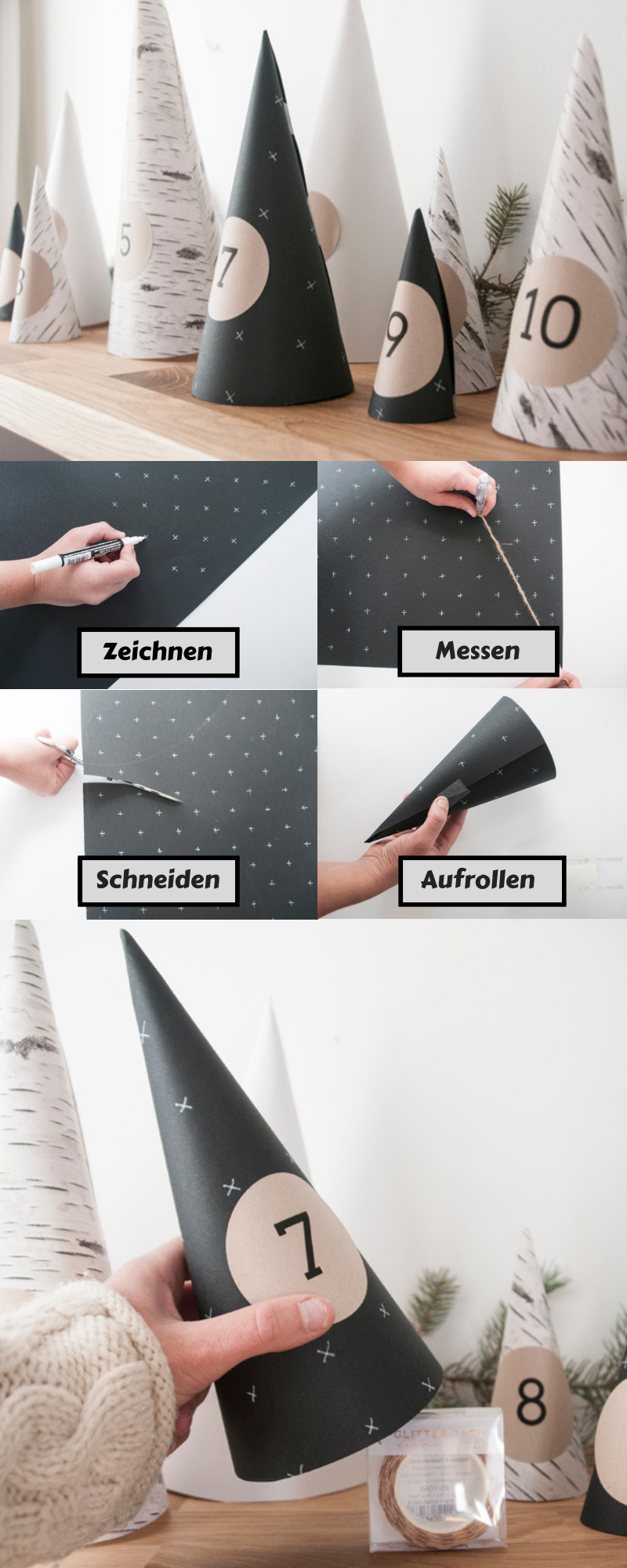 DIY nápady pro adventní kalendáře jsou rychlé a snadné