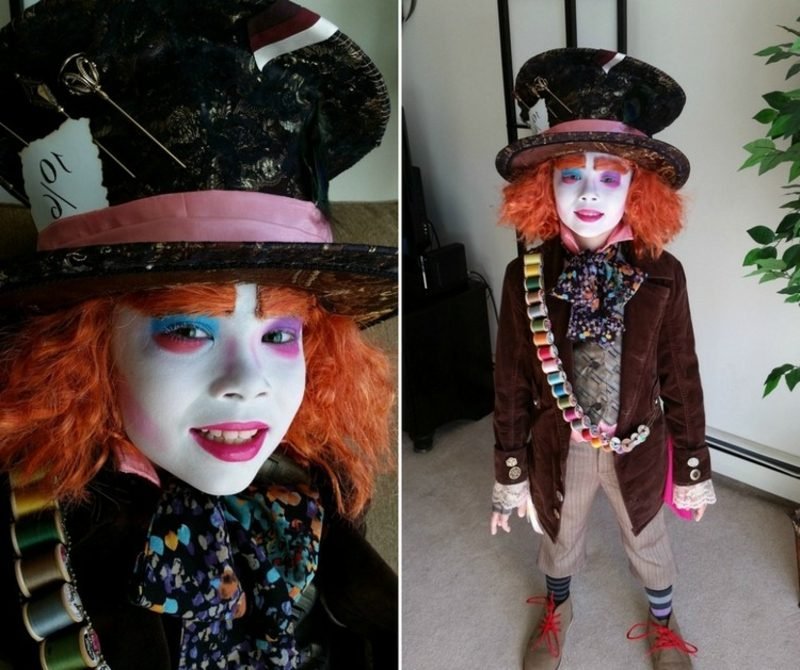 Kostým Mad Hatter Alice v říši divů