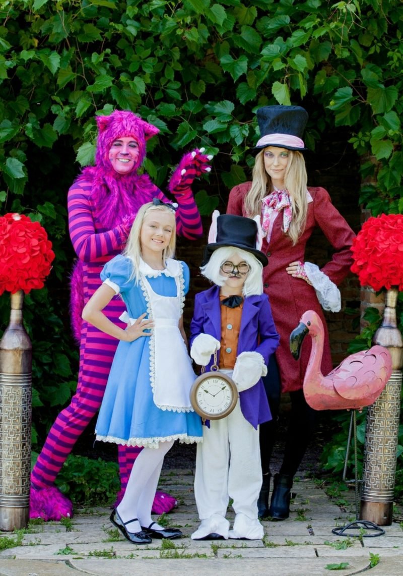 Kostým Alenka v říši divů Cheshire Cat Hatter Rabbit