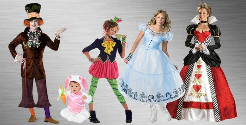 Karneval kostýmu Alice v říši divů skvělé nápady