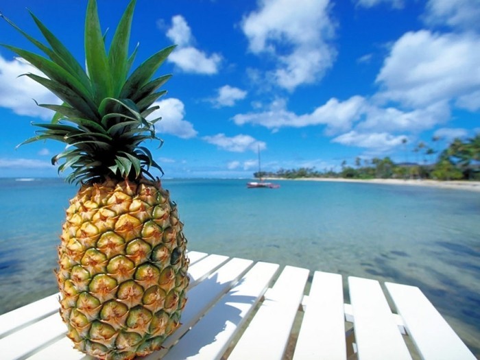 næringsverdier ananas vitaminer sunn ananas