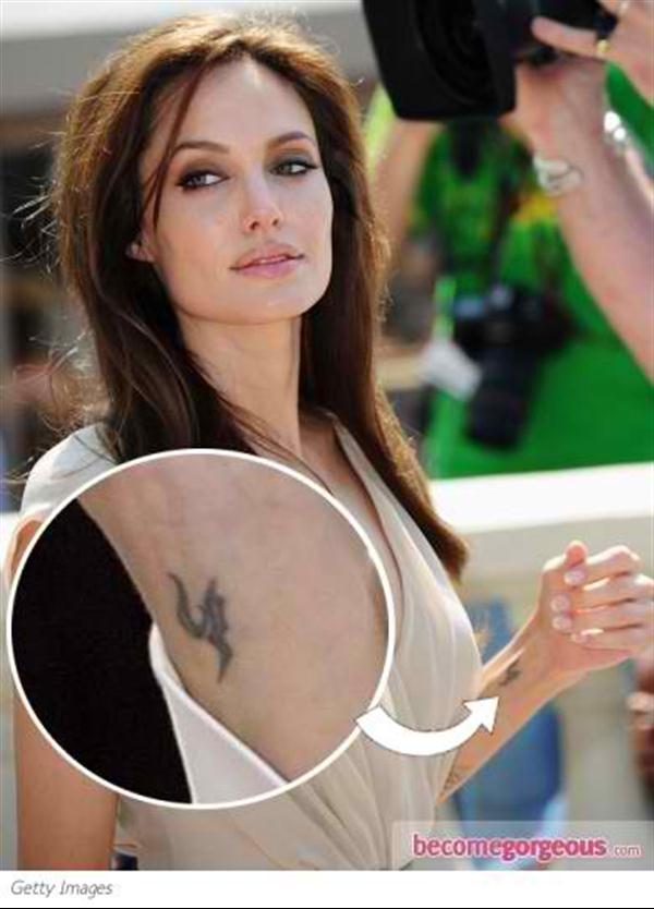 Angelina Jolie Dövmeleri – Fotoğraflar ve Açıklama