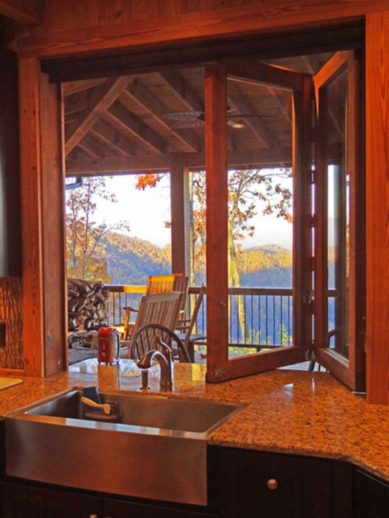 balkonový nábytek vnitřní venkovní dřevěný balkonový dřez