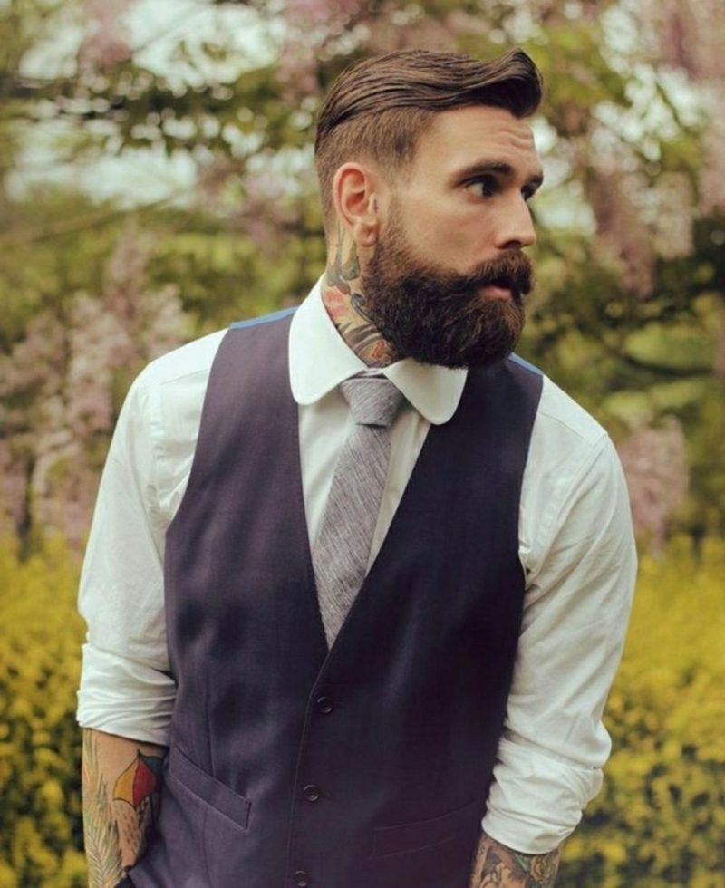 Beard Hairstyles Hipster Beard Tattoos Tie