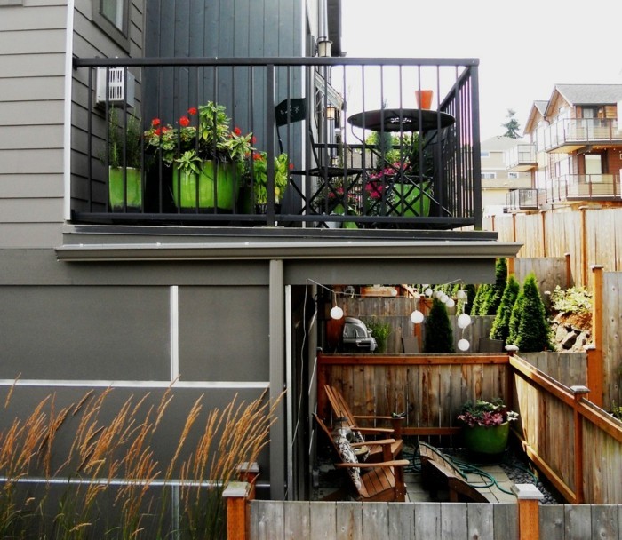 zeleň balkon