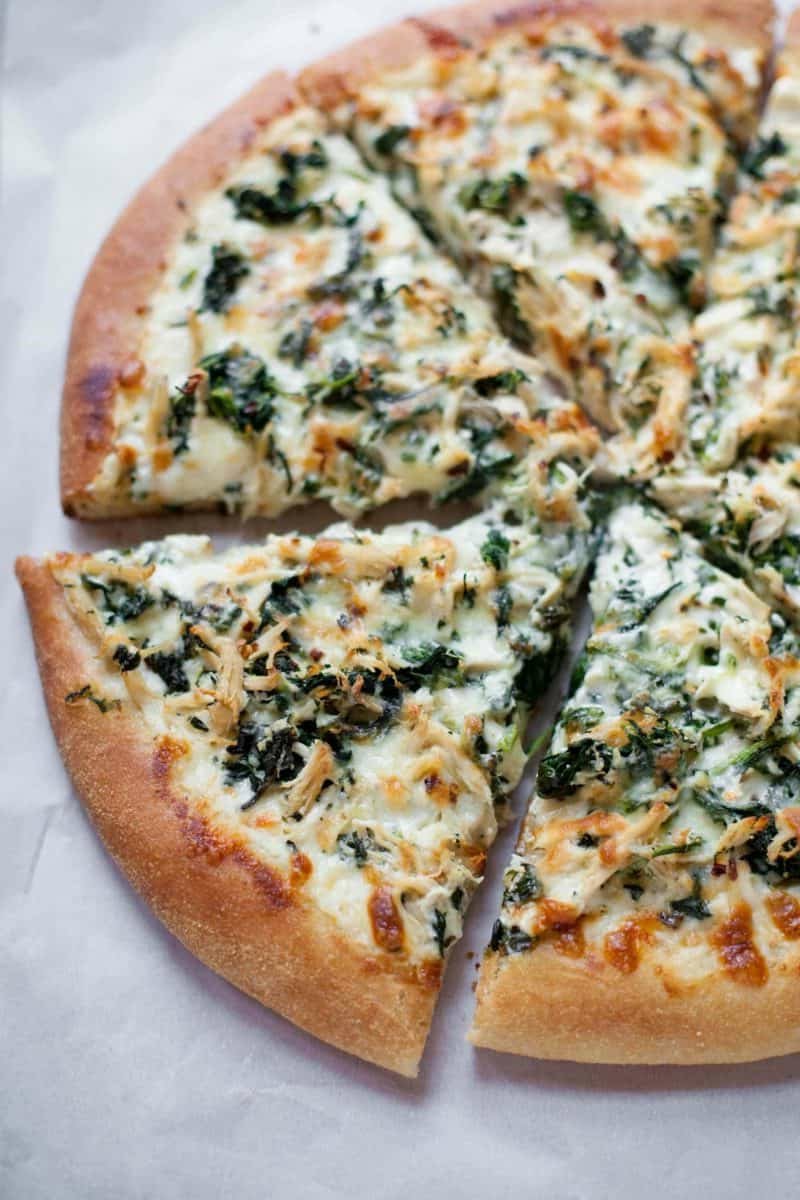 Připravte si listovou špenátovou pizzu sami