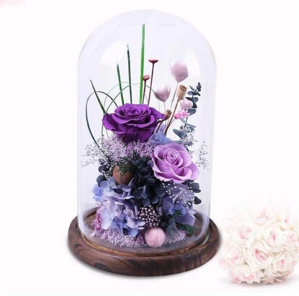 blomsterdekorasjon i glass vakre dekorasjonsideer gaveideer