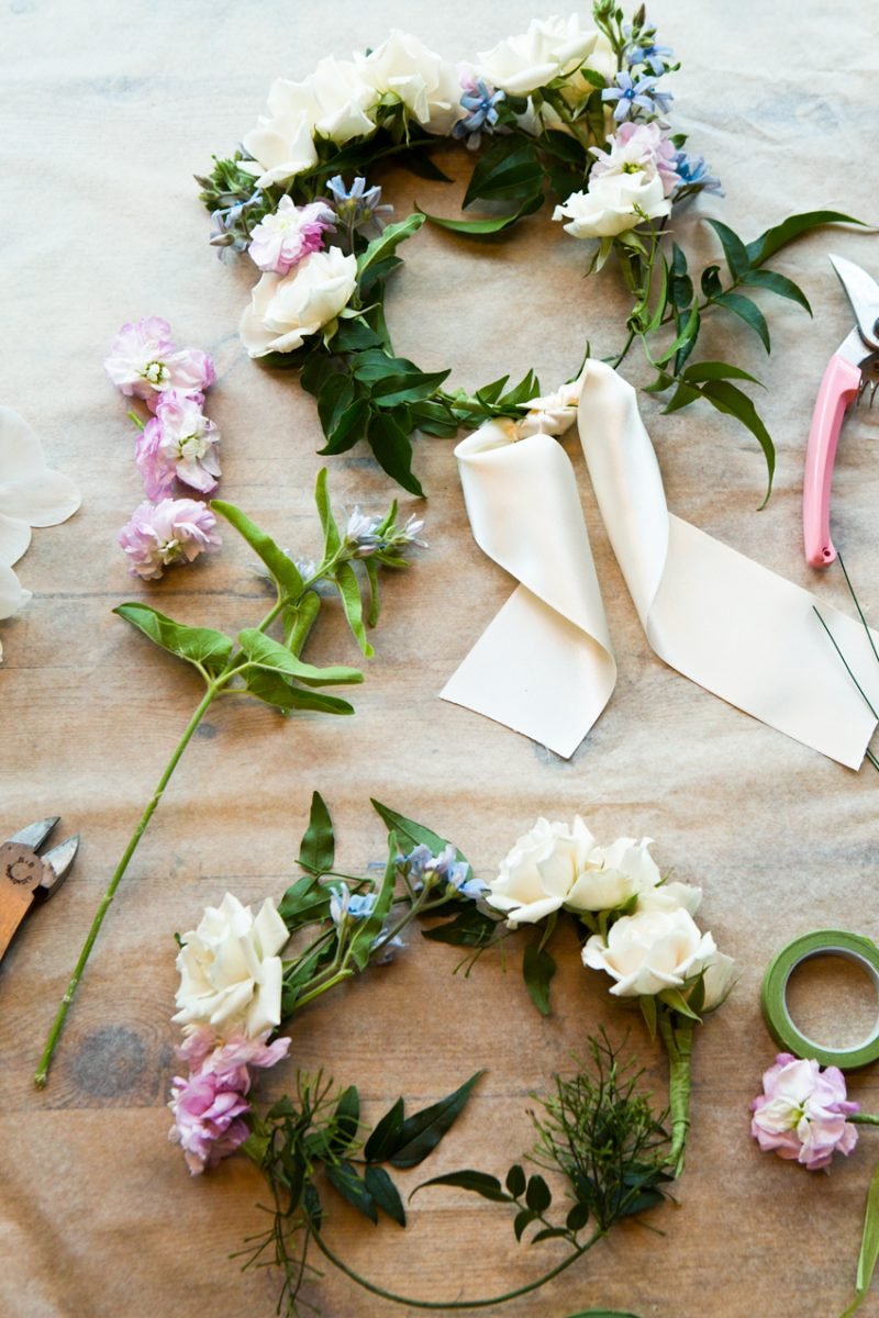 Lag blomsterkrans selv