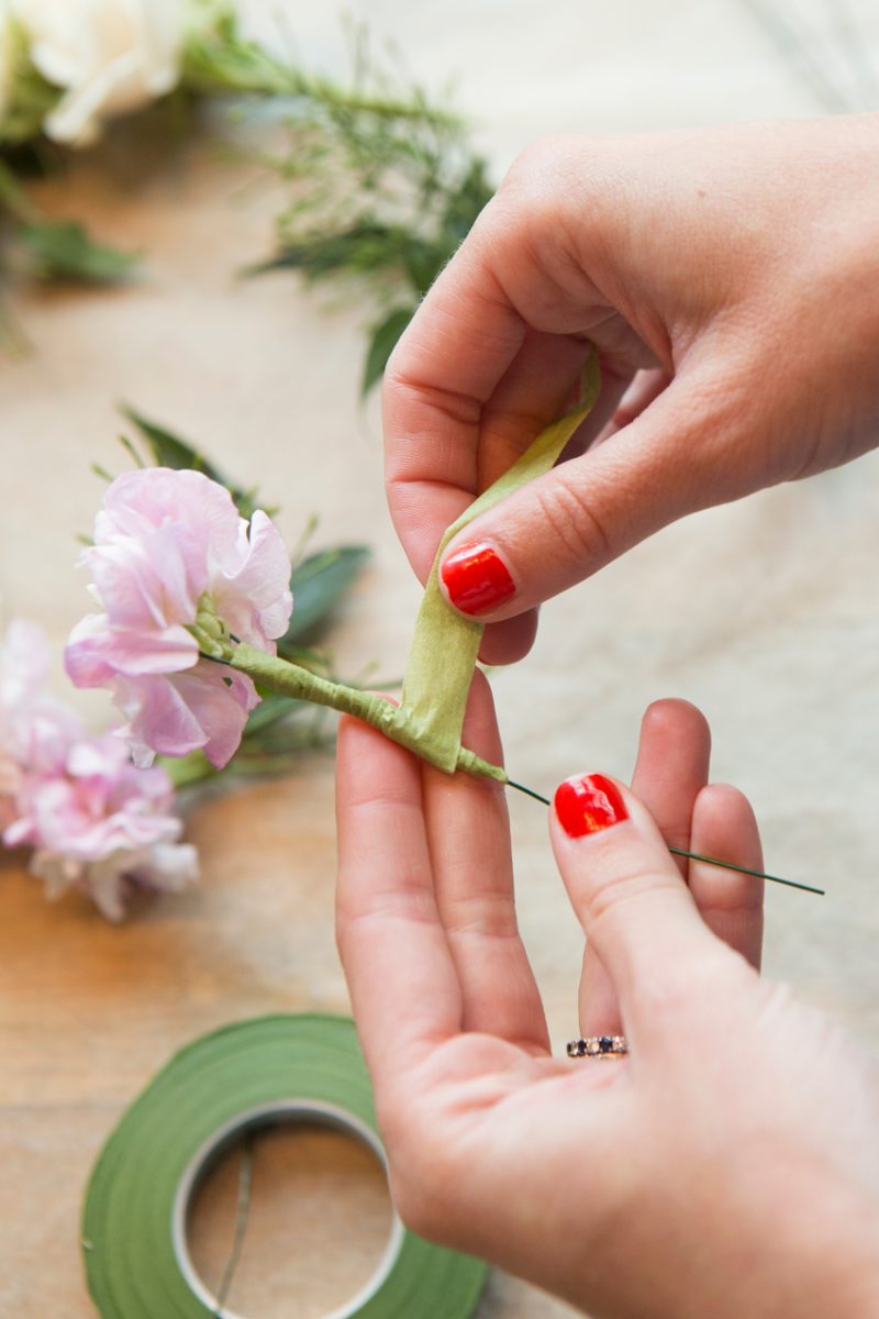 Lag blomsterkrans selv