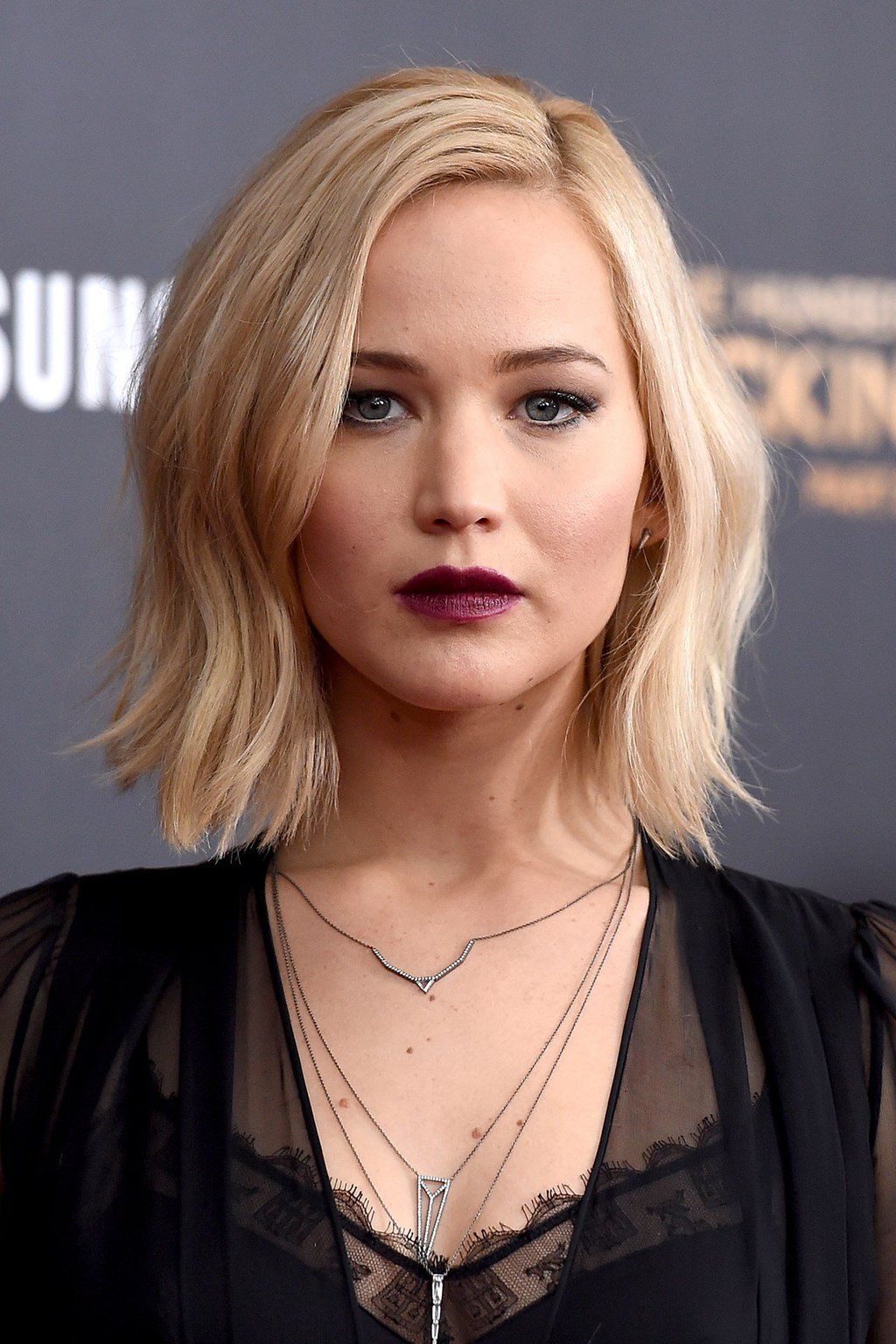 Jennifer Lawrence Litt bølget Bob frisyre